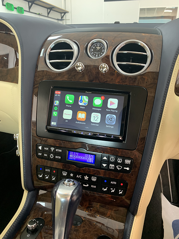 Bentley Continental Stereo Upgrade