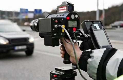 LazerTrack Flare against speed camera